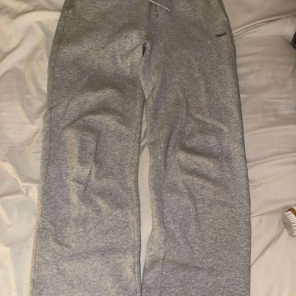 TNA Light Gray Cozy Sweatfleece Joggers